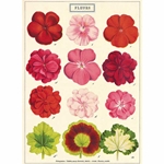 Cavallini Decorative Paper- Fleurs 20"x28" Sheet