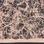 Amate Bark Paper from Mexico - Lace Salmon 15.5x23 Inch Sheet