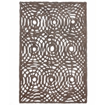 Amate Bark Paper from Mexico- Circular Woven Cafe Coffee 15.5x23 Inch Sheet