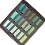 Great American Pastels- Travel Minis Green Set