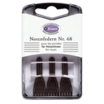 Brause Music Box of 3 Nibs - 68