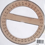 Pacific Arc Full Circle Protractor 8"