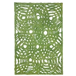 Amate Bark Paper from Mexico- Circular Woven Verde Limon Lime Green 15.5x23 Inch Sheet