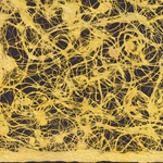 Amate Bark Paper from Mexico - Lace Amarillo Yellow 15.5x23 Inch Sheet