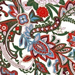 Japanese Chiyogami Paper - Blue, Pink, Red Paisley