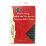 Manuscript - 30 Assorted Color Calligraphy Cartridges