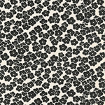 Yuzen Black Retro Plums on White