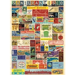 Cavallini Decorative Paper- Vintage San Francisco Matchbook Covers 20x28" Sheet