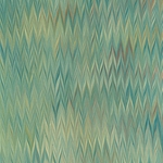 Handmade Italian Marble Paper- Zig Zag Turquoise & Yellow 19.5 x 27" Sheet