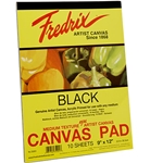 Fredrix Black Canvas Pad