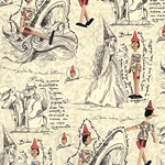Italian Fairy Tale Paper- Pinocchio's Adventures 27x36" Sheet