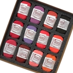 Diane Townsend Handmade Terrages Sets - Red Tones Set of 12 Pastels