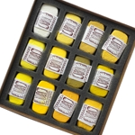 Diane Townsend Handmade Terrages Sets - Yellow Tones Set of 12 Pastels
