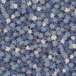 Japanese Chiyogami Paper- Blue Leaves on Black