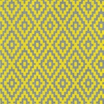 Zig Zag Steps Op Art (Optical Illusion) Paper- Yellow on Gray