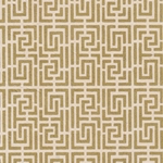 Endless Maze Op Art (Optical Illusion) Paper- Gold on Natural