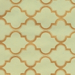 Moroccan- Gold on Celadon Green 22x30" Sheet