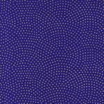 Swirling Metallic Gold Dots on Cobalt Blue 21x31" Sheet