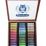 Schmincke Extra-Soft Pastel Multi-Purpose Set in Wooden Box, Set of 45 Colors