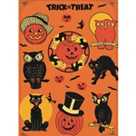 Cavallini Decorative Paper Wrap- Halloween 20x28" Sheet