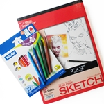 Art Survival Kit- PlastiPastel & Sketchbook Set
