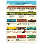 Cavallini Decorative Paper - Train Cars 20"x28" Sheet