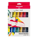 Amsterdam Acrylics General Selection Set | 12 × 20 ml