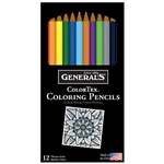 General's Color-Tex Colored Pencil Set of 12