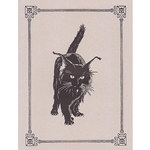 Rossi Limited Edition Letterpress Gift Card- The Cat