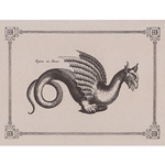 Rossi Limited Edition Letterpress Gift Card- The Dragon