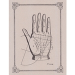 Rossi Limited Edition Letterpress Gift Card- Palmistry