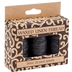 Lineco Waxed Linen Thread- Boxed Sets of 3 Spools