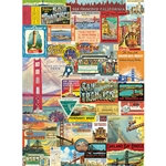 Cavallini Decorative Paper - San Francisco Collage 20"x28" Sheet