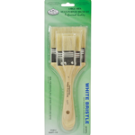 Royal & Langnickel Large Area 3pc Brush Set - White Bristle