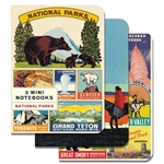 Cavallini National Parks Mini Notebook Set