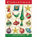 Cavallini Decorative Paper - Christmas Ornaments 20"x28" Sheet