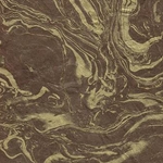 Nepalese Marbled Lokta Paper- Green and Gold on Natural