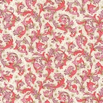 Rossi Decorated Papers from Italy - Traditional Florentine in Pinks 28"x40" Sheet