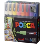 Posca Acrylic Paint Marker Set- PC-3M 16 Color Set (Fine .9 - 1.3mm)