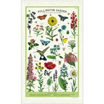 Cavallini Tea Towel- Pollinator Garden