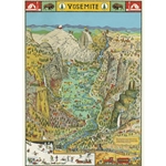 Cavallini Decorative Paper - Yosemite National Park 20"x28" Sheet