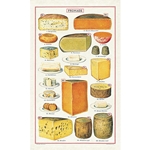 Cavallini Tea Towel- Cheese