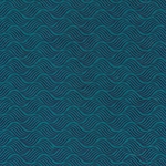 Nepalese Printed Paper- Black Wave on Lagoon Blue 19.5x29.5"