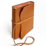 Cavallini Roma Lussa Leather Journals- Tan Cover