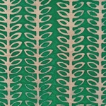Batik Lokta Paper from Nepal- Green Vine 20x30" Sheet