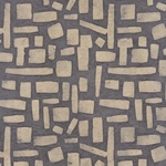 Batik Lokta Paper from Nepal- Interlocking Bricks in Gray 20x30" Sheet