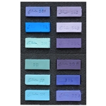 J. Luda Handmade Soft Pastels- Set of 12 Blues