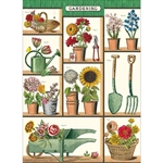 **NEW!** Cavallini Decorative Paper - Gardening 20"x28" Sheet