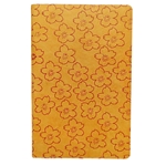 Lama Li Orange Flowers Handmade Notebook