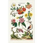 Cavallini Tea Towel - Floreale